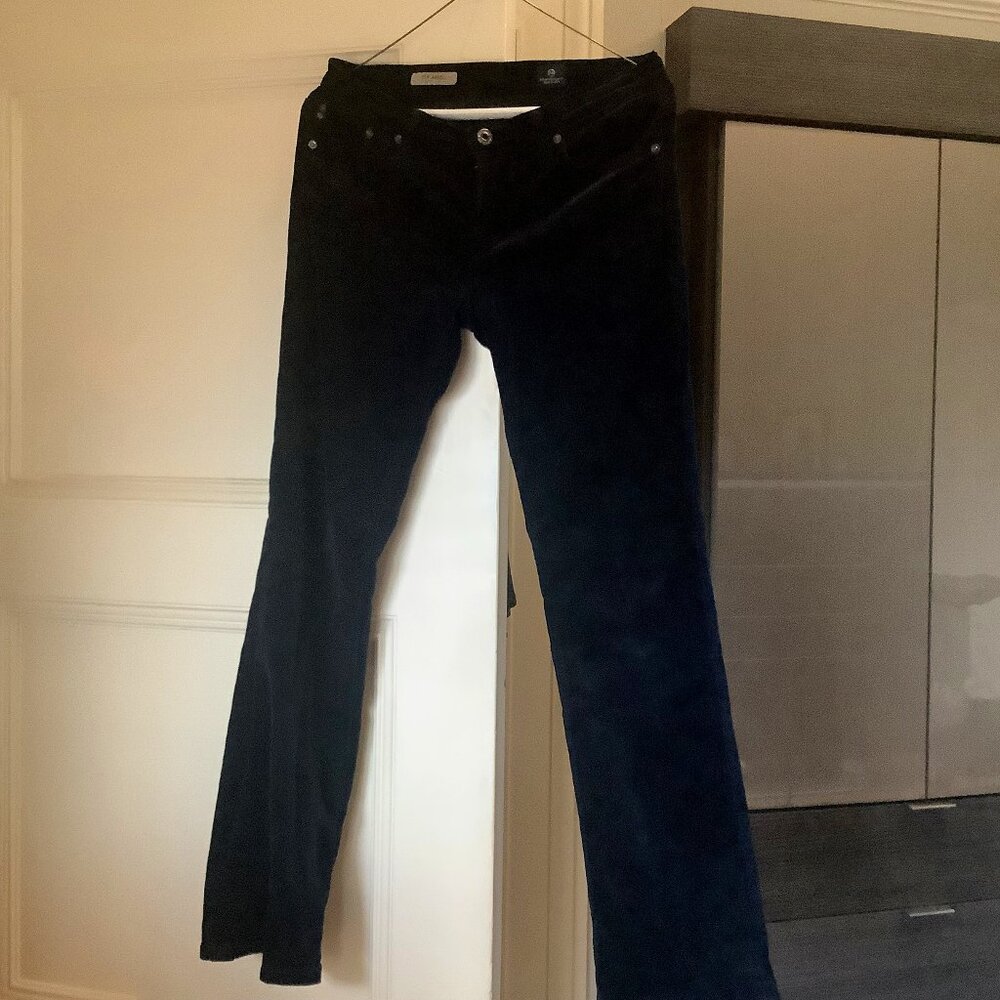 AG Deep Trenches Thin Wale Corduroy Angel Low Rise Boot Cut  Size 27